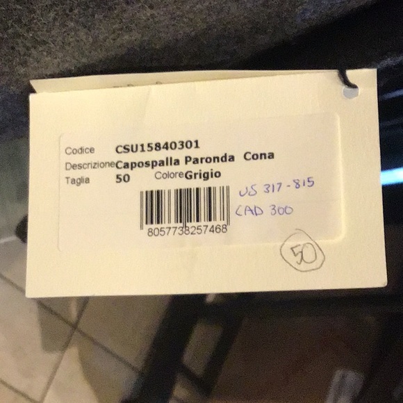 NWT Barena Venezia grey Pea coat. - Picture 6 of 8